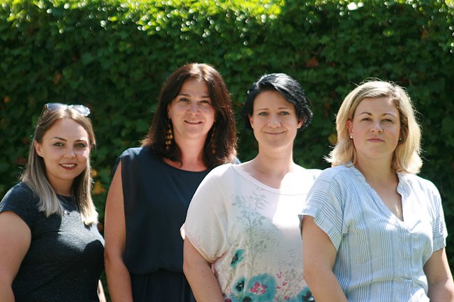 Verica, Siglinde, Tina und Jessica