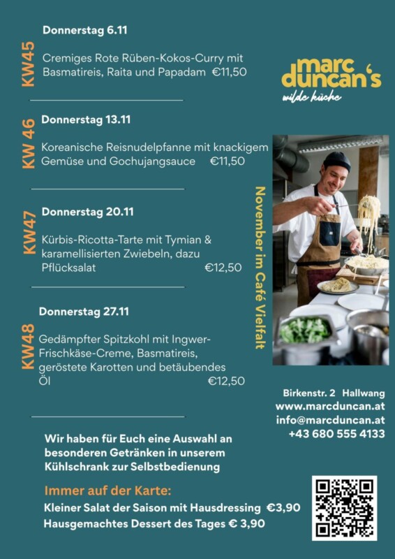 Mittagstisch November Mittagstisch November